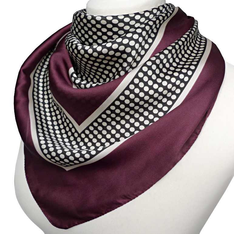 PB-SOAR Damen Halstuch 70x70cm - Punkte Design Bandana Kopftuch